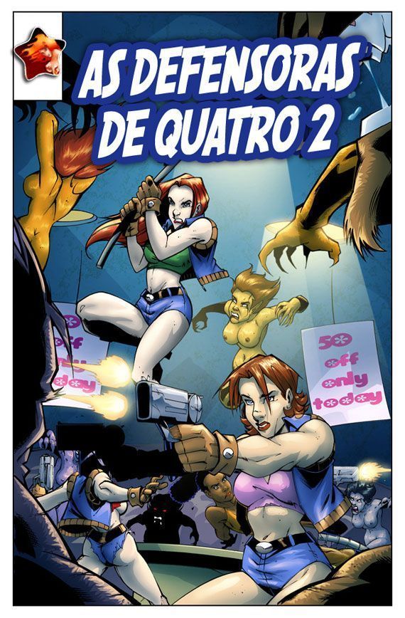 As Defensoras de Quatro N.2 - Quadrinho Erotico