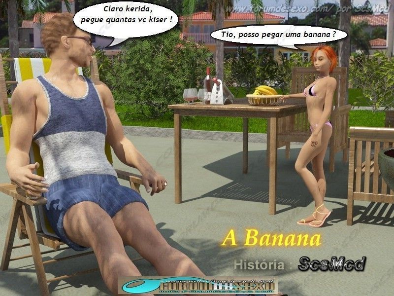 Banana gostosa - Quadrinhos Eroticos