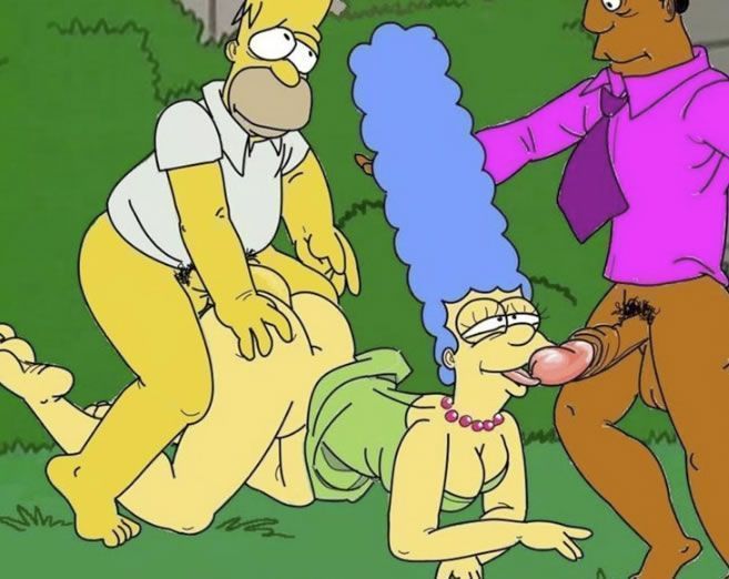 Simpsons porno na grama - quadrinhos eroticos